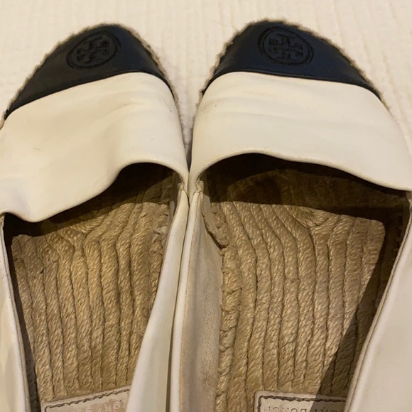 Tory Burch White and Black Espadrilles - Picture 6 of 12
